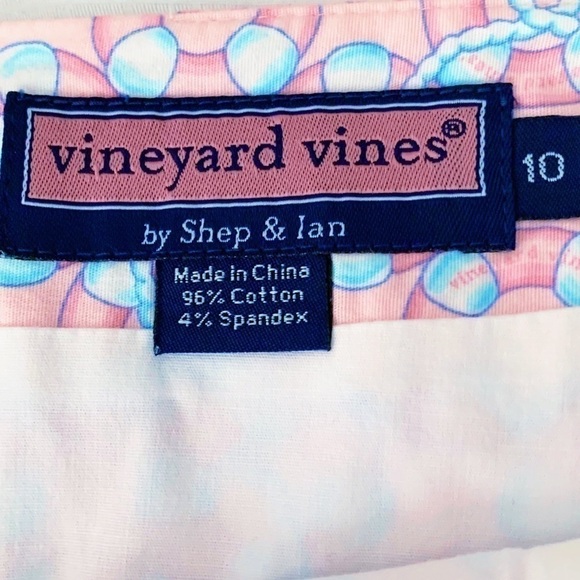 VINEYARD Vines Life Preserver Print Skirt Size 10 - Picture 8 of 8